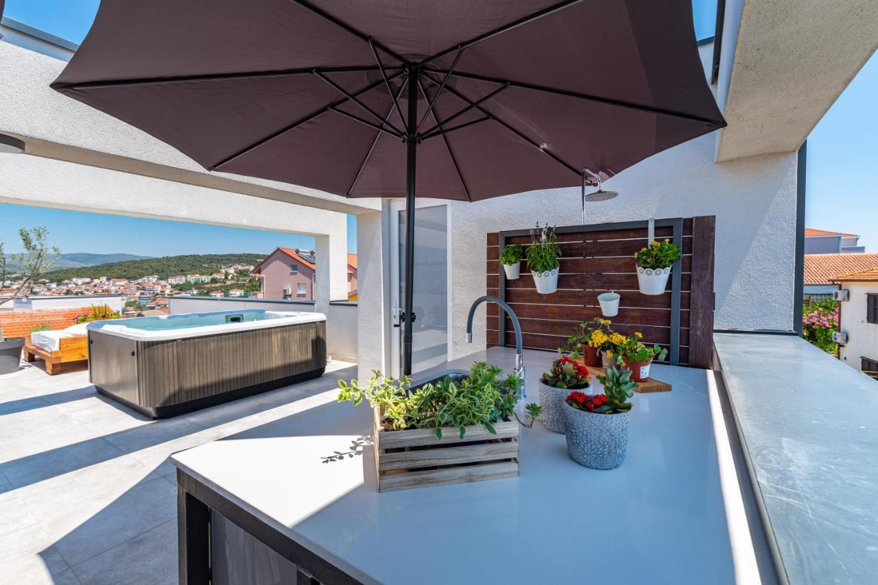 Apartmán Rooftop Spa Trogir Exteriér fotografie